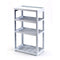 3/4 Layers Multi-use Storage Shelf Simple Floor Standing Storage Rack Living Room Bathroom Kitchen Rack Bookshelf Display Stand Compartment Shelf