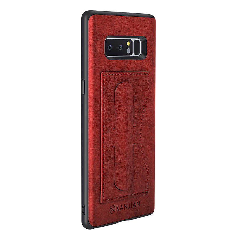Card Slot PU Leather Kickstand Magnetic Case for Samsung Galaxy Note 8