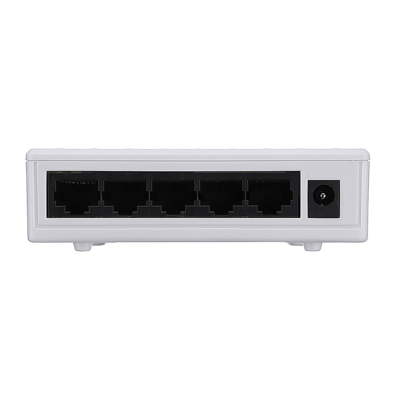 5V 5-Port RJ-45 10/100Mbps Ethernet Network Switch Auto-MDI/MDIX Hub with US Plug