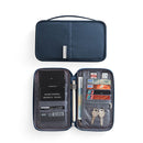 RFID Blocking Travel Card Storage Bag Passport Document Wallet Organizer Holder