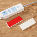 Free of Punch Power Strip Fixator Non-trace Plug Board Socket Wall Holder for Home
