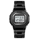 SKMEI 1456 LED Chronograph Countdown Alloy Case Stainless Steel Waterproof Digital Watch Men Watch