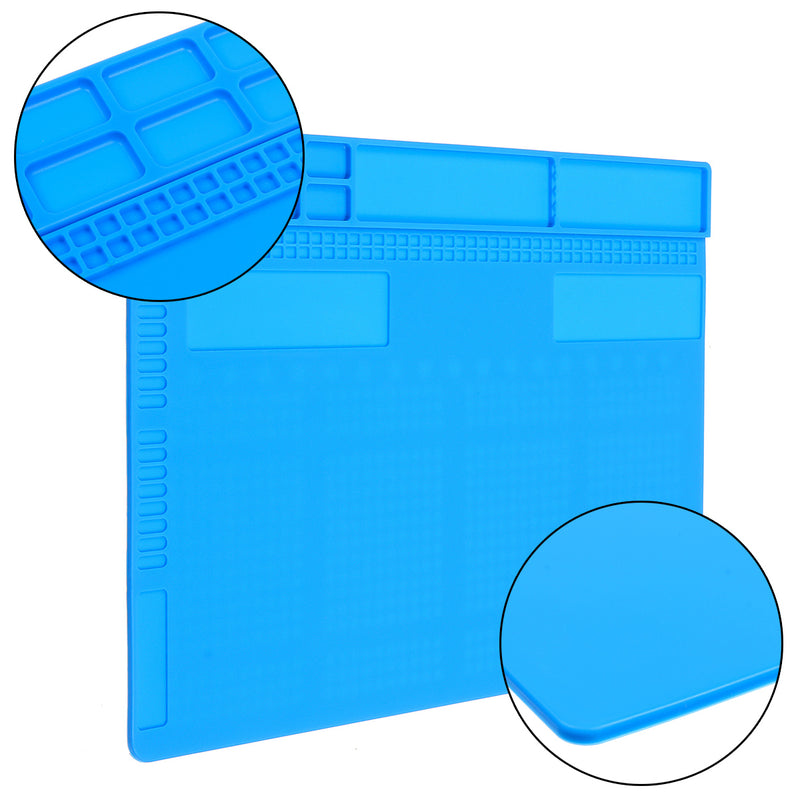 35x25cm Heat Resistant Insulation Silicone Pad Soldering Desk Mat Tools Platform