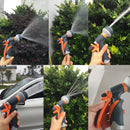 Garden Hose Nozzle 8 Spraying Way High Pressure Watering Sprayer Car Wash Handheld Shower Water Hose