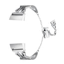 KALOAD 21x7x2cm Stainless Steel Smart Watch Band Straps Replacement for Fitbit Charge 3