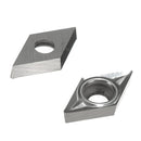 Drillpro 10pcs DCGT0702-AK H01 / DCGT21.51-AK H01 Inserts Used for Aluminum Turning Tool Holder Cutter