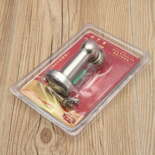 Silver Stainless Steel Magnetic Catch Door Stopper with Parts Accessories