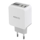 AISCD 2.1A EU Plug 2Ports USB Travel Wall Charger With LED Display For iphone X 8/8Plus Samsung S8 X