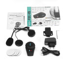 EU Plug Motorcycle Helmet Intercom 500M Headset BT Interphone With bluetooth Function