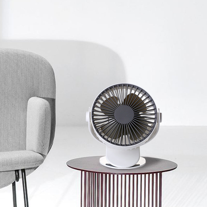 KCASA 4W Mini USB Rechargeable Clip Desk Fan Air Cooling Fan Home Student Dormitory Portable Desktop Office Fan