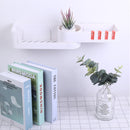Rotatable Corner Bathroom Kitchen Storage Shelf Rack Holder Wall Shelves Mounted