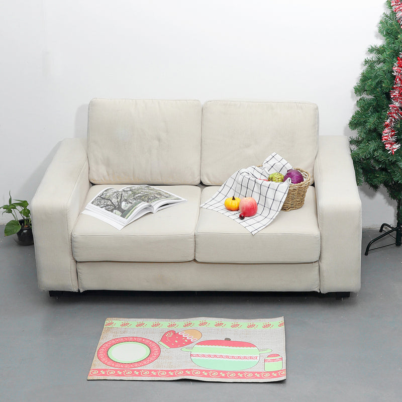 Non-slip Printing Terylene Washable Carpet Doormat Bedroom Kitchen Floor Rugs