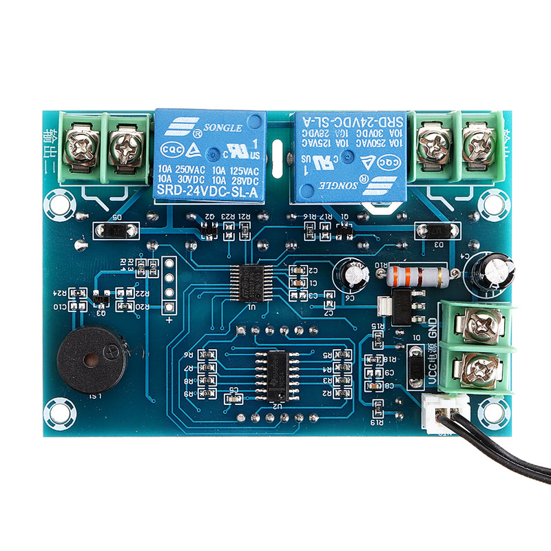 XH-W1316 Thermostat Control + Acceleration 2 Relay Temperature Controller DC12V24V High and Low Alarm Controller