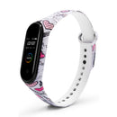 Colorful Pattern Watch Band Watch Strap Replacement for Xiaomi Miband 4 Miband 3