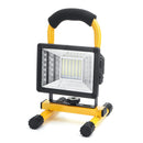 300W 60 LED Portable Rechargeable Flood Spot Light Lawn Work Flash Lamp Outdoor