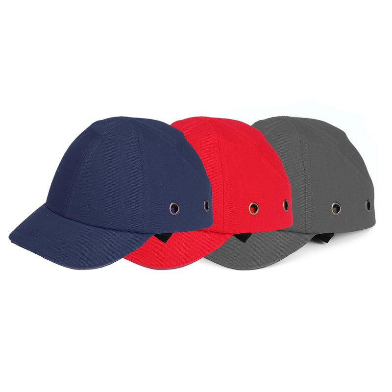 Half Face Helmet Baseball Style Hard Hat Vent Cool Protective Bump Cap Safety Workwear