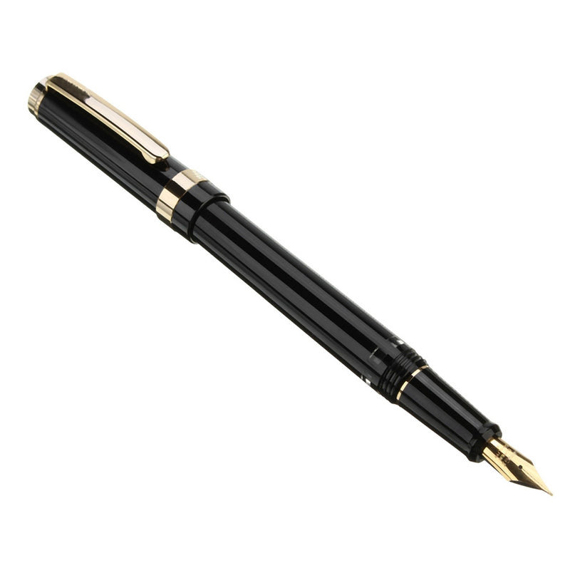 Luxury Wingsung 698 Piston Fountain Pen 0.5mm Softer Nib Unique Writing Ink Pens Supplies