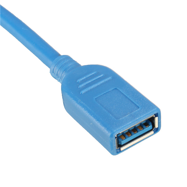 3M/10ft High Speed USB 3.0 Male to USB 3.0 Female Flat Extension Data Charge Cable