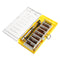 KCASA 60Pcs Multi-function Mini Screwdriver Screw Set Hardware Watch Jewelry Electronic Repair Combination Tools Kit