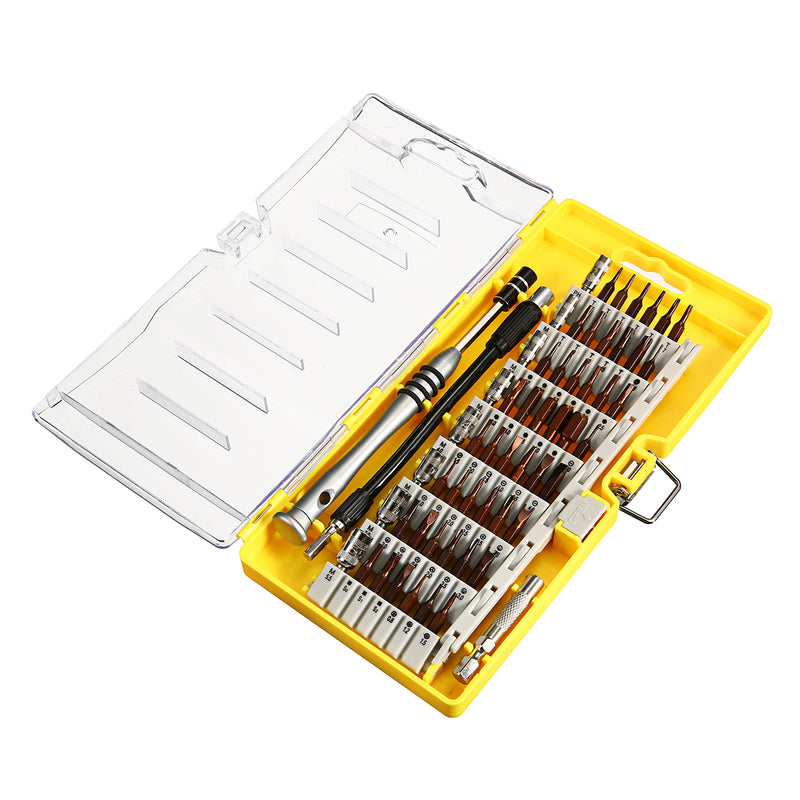 KCASA 60Pcs Multi-function Mini Screwdriver Screw Set Hardware Watch Jewelry Electronic Repair Combination Tools Kit