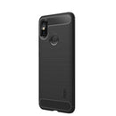 Mofi Carbon Fiber Shockproof Silicone Back Cover Protective Case for Xiaomi Mi Max 3