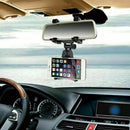 Universal Rear View Mirror Car Mount Phone Holder Bracket Cradle For 3.5-5.0'' Smart Phone