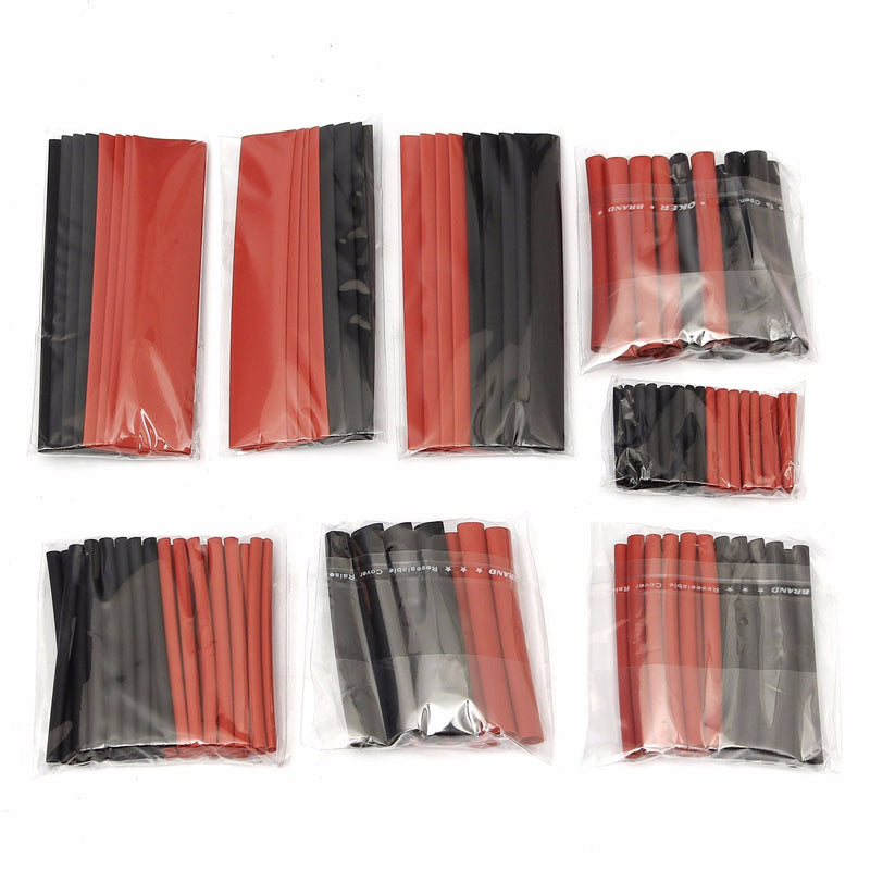 300 PCS Halogen-Free 2:1 Heat Shrink Tubing Wire Cable Sleeving Wrap Wire Set