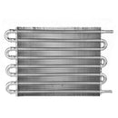 4-10 Row Aluminum Racing Air Conditioner Tube Condenser Engine Transmission Oil Cooler Kit For Universal Car