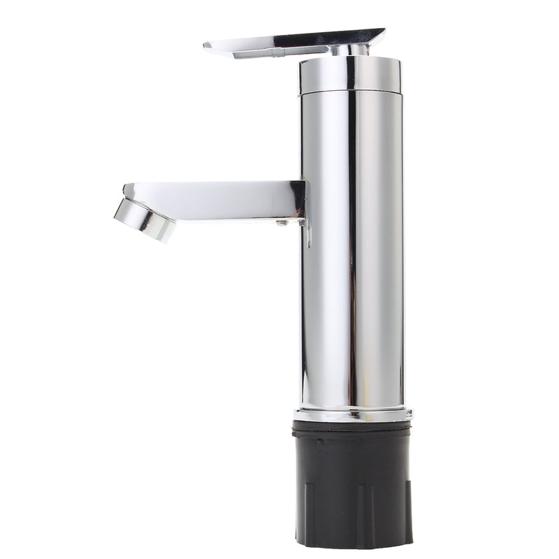 Brass Chrome Waterfall Bathroom Basin Faucet Single Handle Sink Cold & Hot Mixer Tap