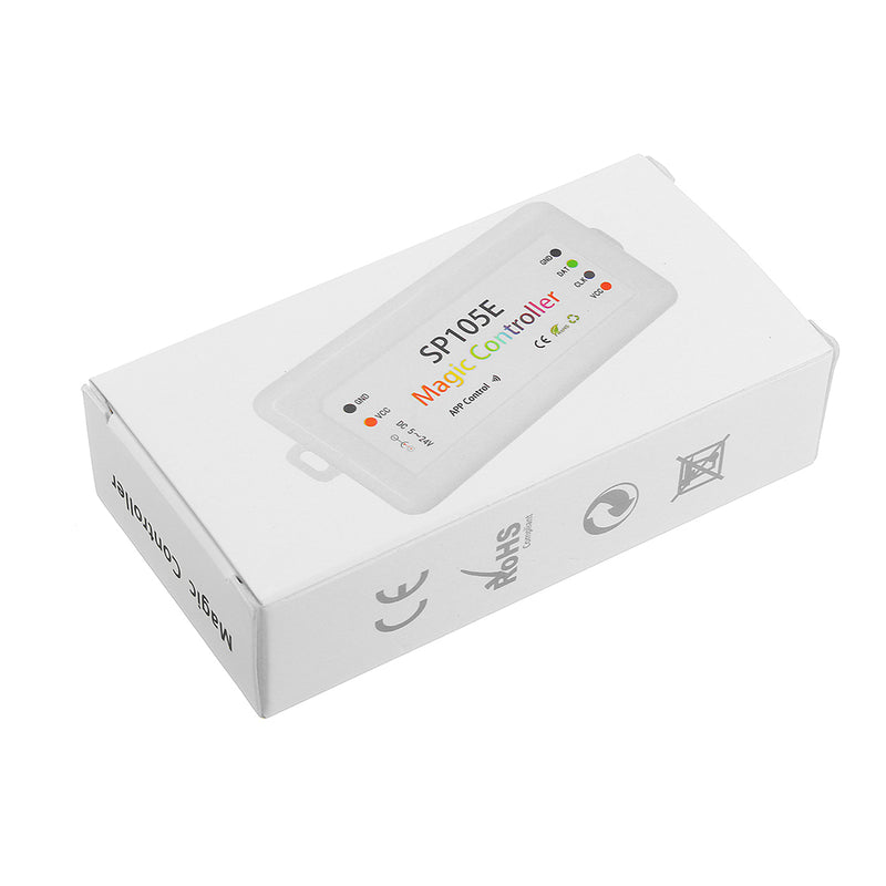 SP105E DC5-24V bluetooth Phone APP LED Controller Module For WS2811 WS2812B APA102 Strip Light