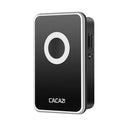CACAZI Wireless Doorbell 300M Waterproof Door Bell AC 110-220V 80dB 1 Emitter 1 Receiver No Battery