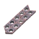 Drillpro 10pcs DCMT070204 VP15TF Carbide Insert for SDNCN1010H07/SDNCN1212H07 Turning Tool Holder