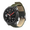 Canvas Leather Watch Band Watch Strap Replacement for 47mm Amazfit GTR Smart Watch