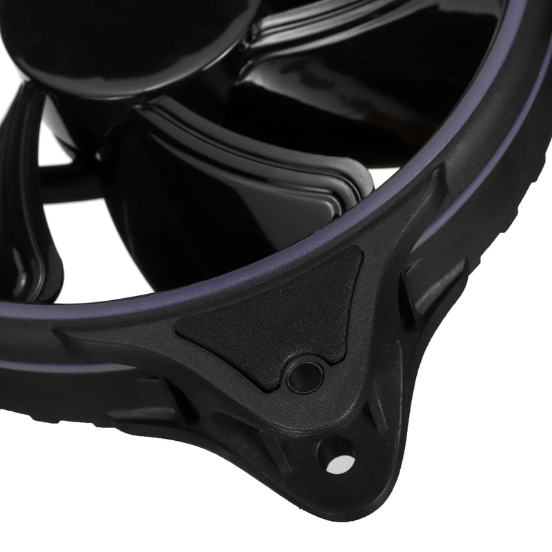 7 Colors 120mm PC Case Fan Computer Ultra Silent LED Light Cooler Heatsink Fan
