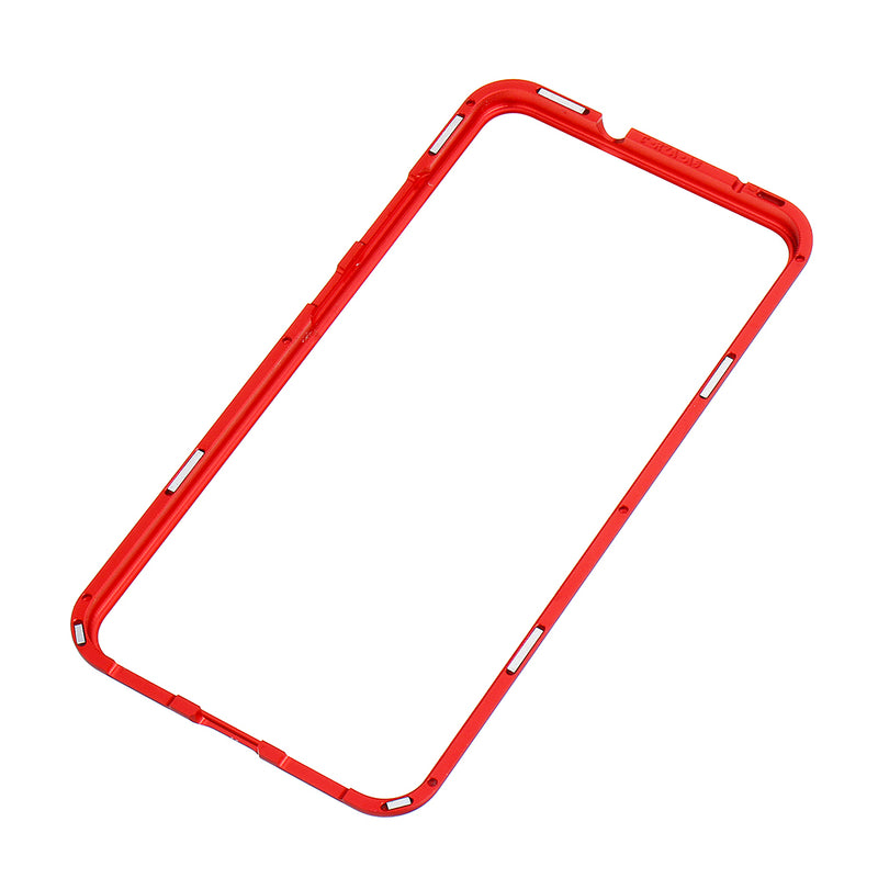 Bakeey 360 Magnetic Adsorption Metal Tempered Glass Flip Protective Case for Xiaomi Redmi 7A 5.45 inch