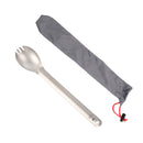 Keith Ti5319 Titanium Long Handle Ultralight Spork Spoon Outdoor Camping Picnic Travelling Tableware
