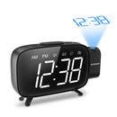 Digital LED Projector Projection Weather Station Calendar Snooze Alarm Clock