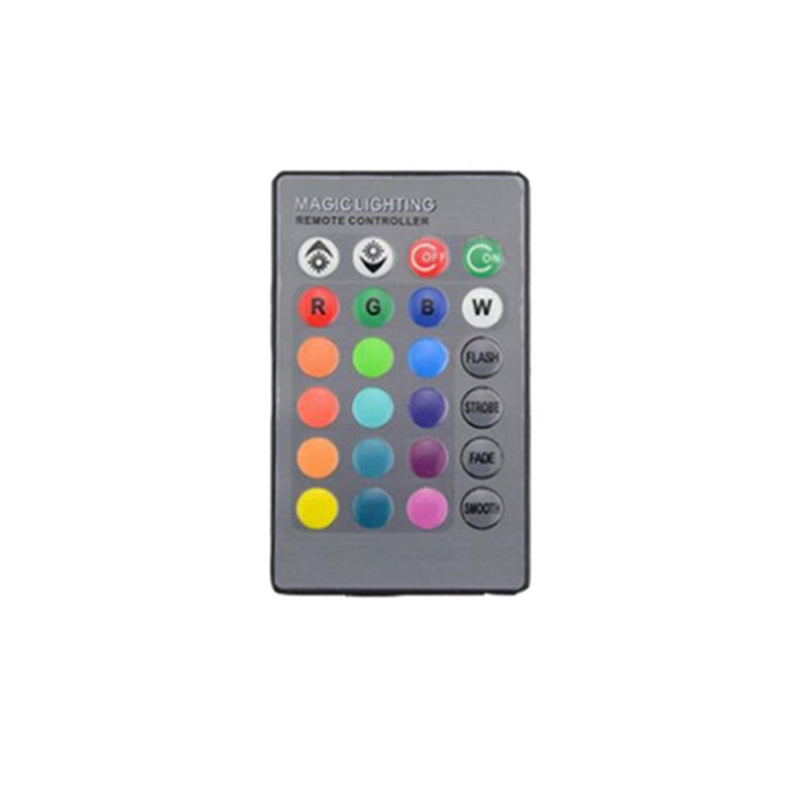 EXUP AC85-265V 5W G45 E27 RGB LED Globe Light Bulb + 24Keys Remote Control for Home Living Room Decoration