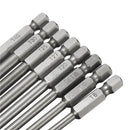 8pcs 150mm Length Magnetic Torx Security Electric Screwdriver Bits Set