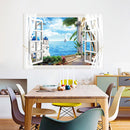 Miico FX82012 Mediterranean Landscape Wall Sticker Window Printing Home Decorative Wall Stickers
