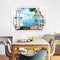 Miico FX82012 Mediterranean Landscape Wall Sticker Window Printing Home Decorative Wall Stickers
