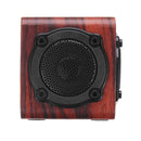 Kingneed S403 bluetooth Wireless Wooden 2 Speaker 2 Bass Membrane 2x3W Speaker