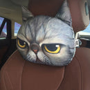 3D Husky Car Head Rest Comfortable Breathable Cartoon Neck Support Pillow