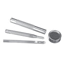 8pcs/Set 15mm or 12.5mm Black Snap Fasteners Popper Press Stud Button With Fixing Kit