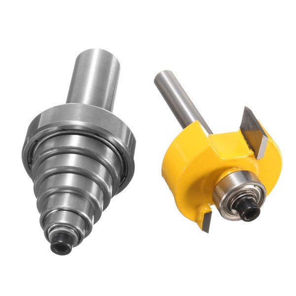 1/4 Inch Shank Rabbet Router Bit with 7 Bearings Set