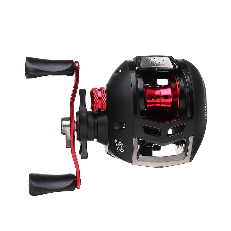 Aluminum Alloy 7.3:1 12+1 Ball Bearings Baitcasting Reel Fly High Speed Left/Right Hand Fishing Reel