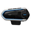 Motorcycle Helmet Headset MP3 Microphone with bluetooth Function Blue Frame QTB35