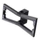 Aluminum Alloy Dovetail Marker Jig Woodworking 1:5 1:6 1:7 1:8 Slopes Dovetail Marking Template Wood Joints Guide