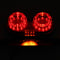 LED License Plate Brake Tail Turn Signal Dual Light For Motorcycle Bobber Cafe