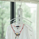 Honana Home 360 Degree Rotation Multifunctional Foldable 8 in 1 Cloth Hanger
